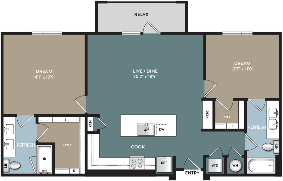 parker floorplan